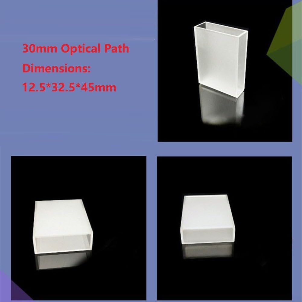 Quarzküvette, 30 mm optischer Pfad, geeignet für verschiedene Wellenlängen (30 mm)
