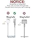 Compatible with Mac Book Air Charger, 45W Magsafe 1 L-Tip Power Adapter Magnetic Connector Charger for Mac Book and 13-inch Mac Book Pro(Before Mid 2012)
