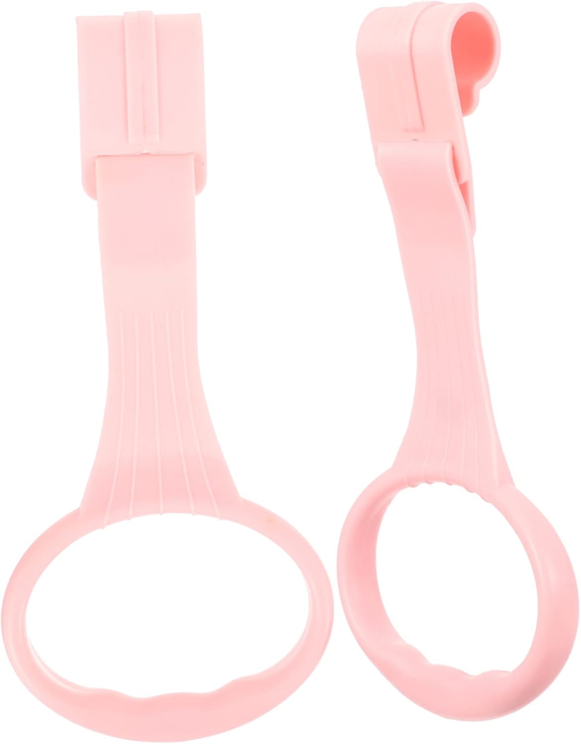 1Pair Crib Pull Rings Bed Stand Up Safety Handles for Walking Assistance Lightweight Portable Smooth Edges for Use for Playpens and Cribs