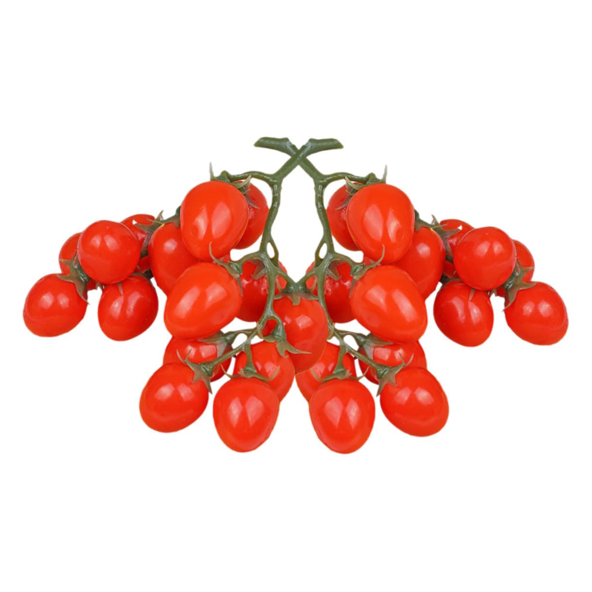 TOPBATHY 10 STK Nachahmung Tomate Heimdekorationen Kirschtomaten-Modell Dekore Aus Künstlichen Früchten Dekorative Cherry-Tomaten- -Requisiten Fotografie-Requisiten Hausbedarf Rot Schaum