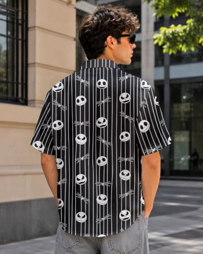 Image of 99TIMORO Funny Movie Mens Hawaiian Shirts Button Down Short Sleeve