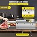 Happybuy Horizontal Sausage Stuffer 3L/ 7Lbs Manual Sausage Maker With 5 Filling Nozzles Sausage Stuffing Machine For Home & Commercial Use Stainless Steel