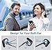Kelazola Bluetooth Headset - Wireless Headset with Microphone 90 Days Standby/110 Hours Talktime, Bluetooth Earpiece for Cell Phone/PC Tablet/Laptop Computer, Headphones for Trucker/Driver/Business