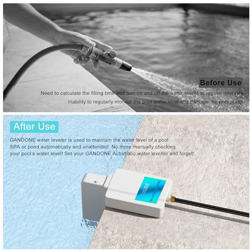 GANDONE Pool Water Leveler Auto Fill, Automatic Pool Filler with 1/2" FPT Connection for Water Level Control - Thumbnail 5