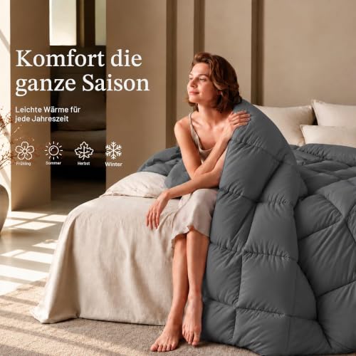Utopia Bedding Bettdecken für Queen-Size-Betten, Ganzjahres-Bettdecke, Daunen-Alternative, Gesteppte Bettdecke mit Ecklaschen… – Ansicht 6