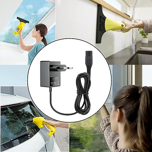 Ladegerät 5.5v Kärcher für Fenstersauger WV5 Premium, WV2, KV4, WV60 Plus, WV60, WV70, WV75, WV75 Plusm, WV Easy, WV Classic Netzteil Ladekabel