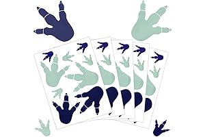 44 Dinosaur Footprint Wall Foot Print Decors for Party Supplies Decoration