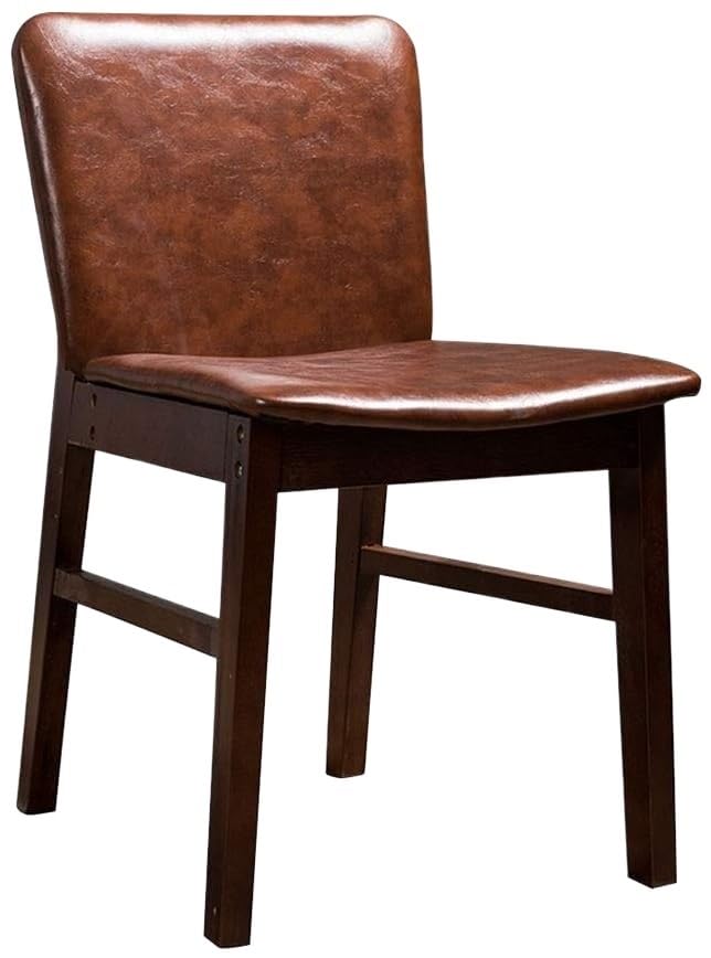 Chaises de salle à manger rétro en bois massif solides et confortables pour espace de négociation