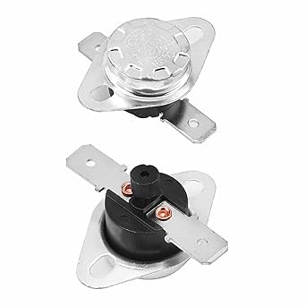 Fielect KSD301 Thermostat Temperature Control Switch,Adjust Snap Disc Temperature Switch 105 degreeC Normally Closed 5 Pcs