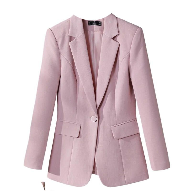 Long Sleeve Female Blazer Women Slim Jacket Business Work Coat