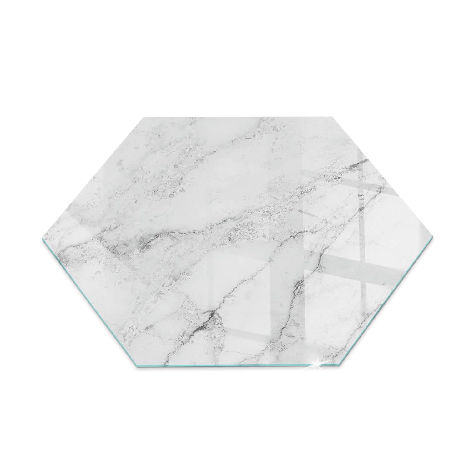 Motif marbré veiné pour plaque de cheminée chic et protectrice