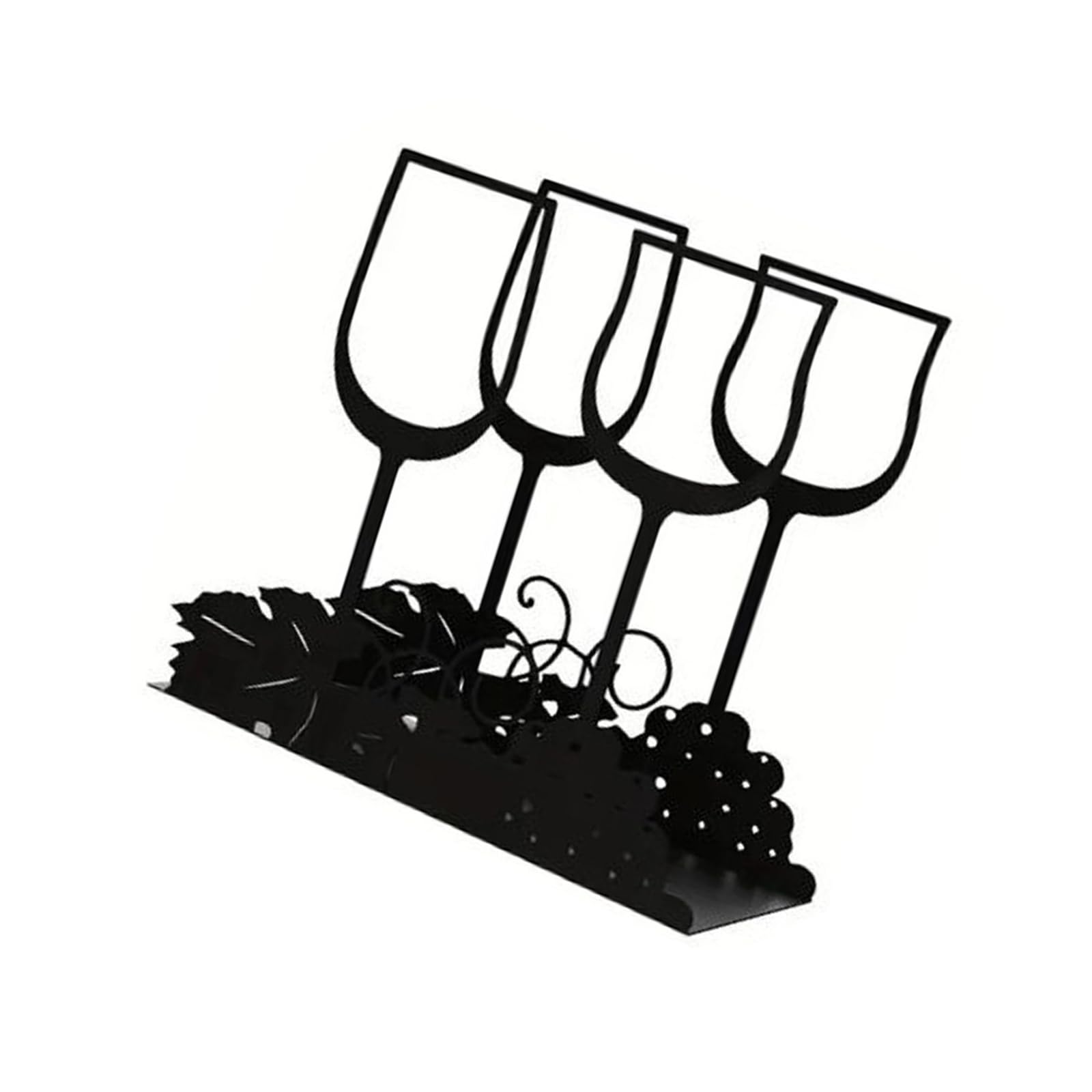 TFAOYS Glass Napkin Holder for Kitchen Dining Table Storage Iron Materials Multifunctional Decorative Organizers Elegant Dining Table Decoration