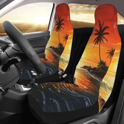 Housse de siège de voiture paysage soleil pour transformer l'habitacle de votre SUV en vacances