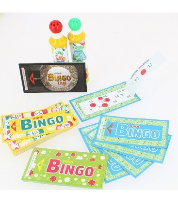 Ticket Mini-Bingo, Bleu, Lot de 500