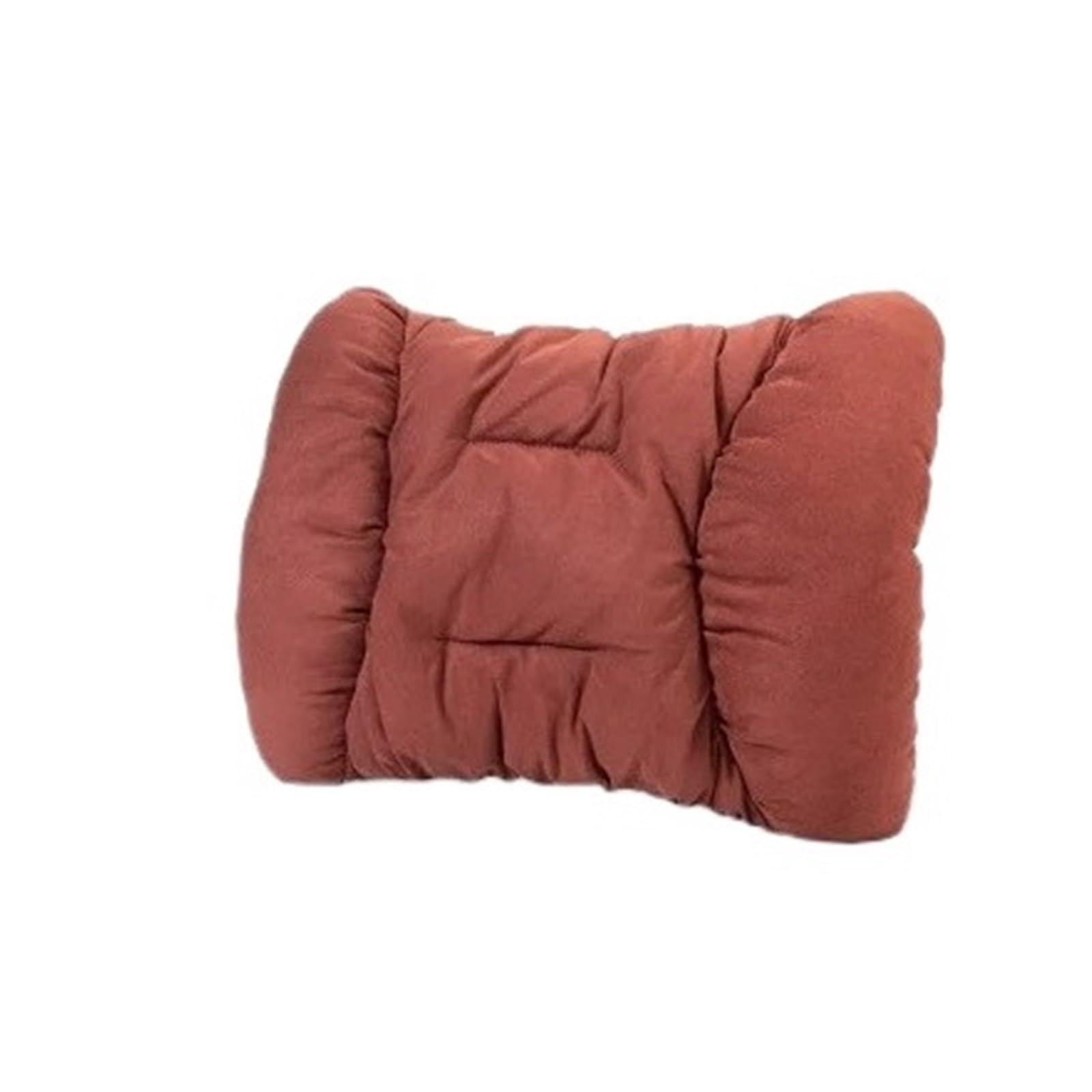 ATUMY Car Seat Pillow Car Headrest Plush Neck Support Pillow Comfortable Warmth Automobile Backrest Cushio Car Headrest(Waist support [Volcano Red])