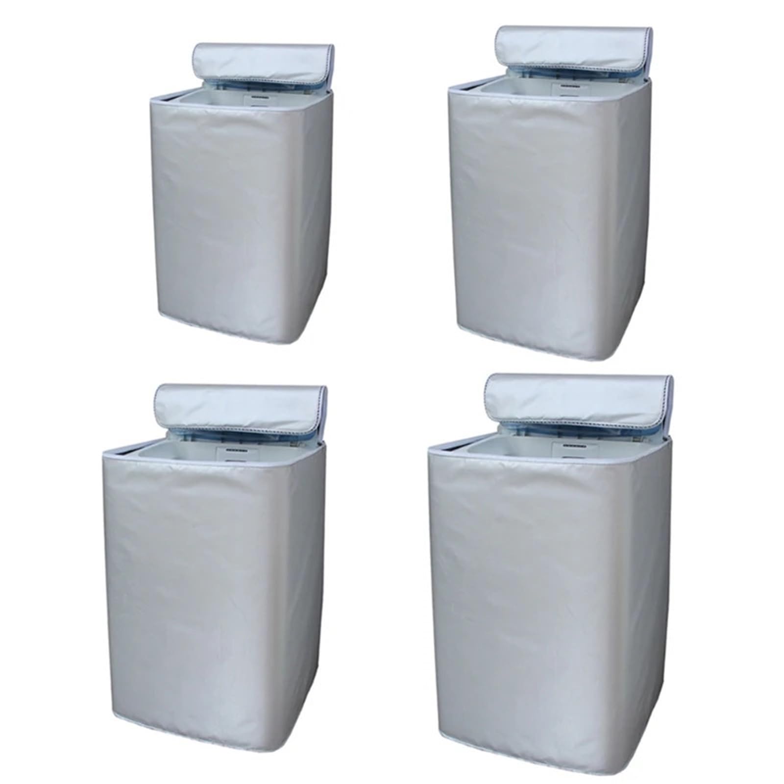 2 pezzi di protezione solare impermeabile, copertura for asciugatrice, protettiva for la casa, for lavatrice per Interno(65x65x103cm)