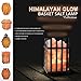 Himalayan Glow 1333 Picket Fence Style Basket Salt Lamp Night Light
