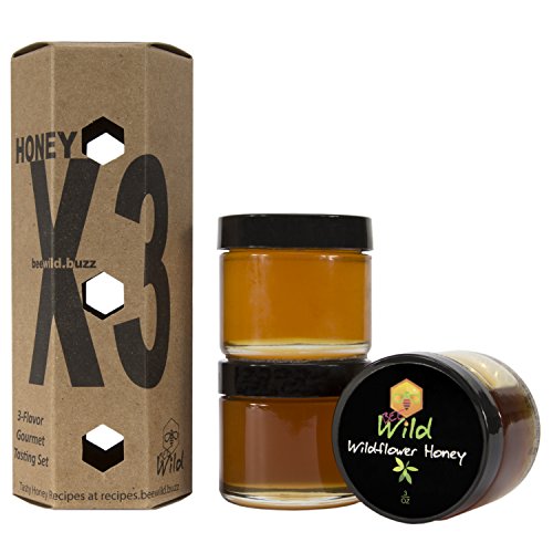 Bee Wild Miel Cruda Orgánica 3 Sabores Gourmet