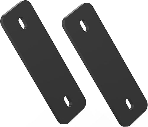 Espaciador de cerradura de puerta de granero abatible de 90 grados, pestillos de puerta resistentes, espaciador de 0.098 in de grosor solo para