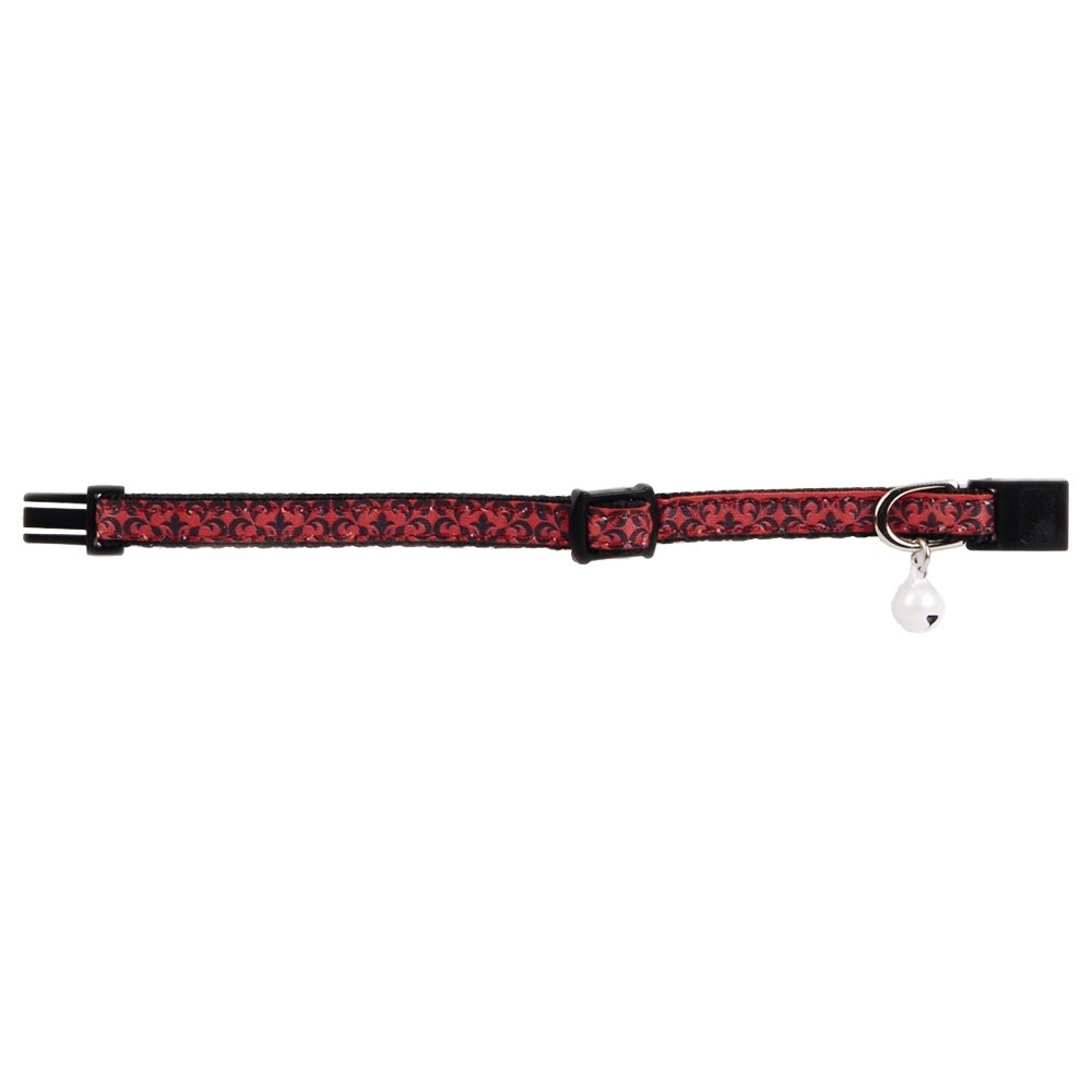 Beeztees Yavru Kedi Boyun Tasması, Zilli, Kırmızı, 16-23cm