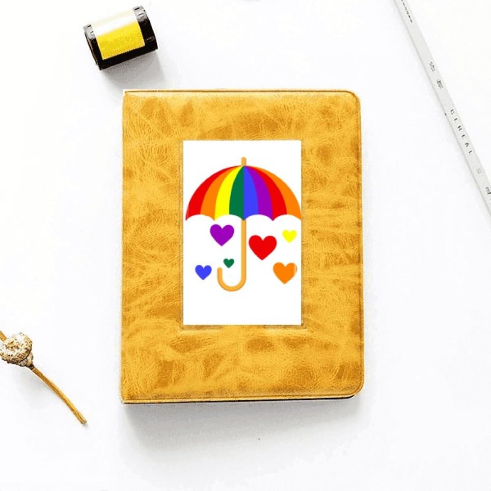 no/no Rainbow Umbrella Love Tolerance Photo Album Family Wedding Picture 4x6