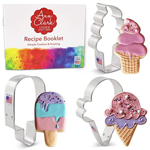 3-Pc Ice Cream Cookie Cutters