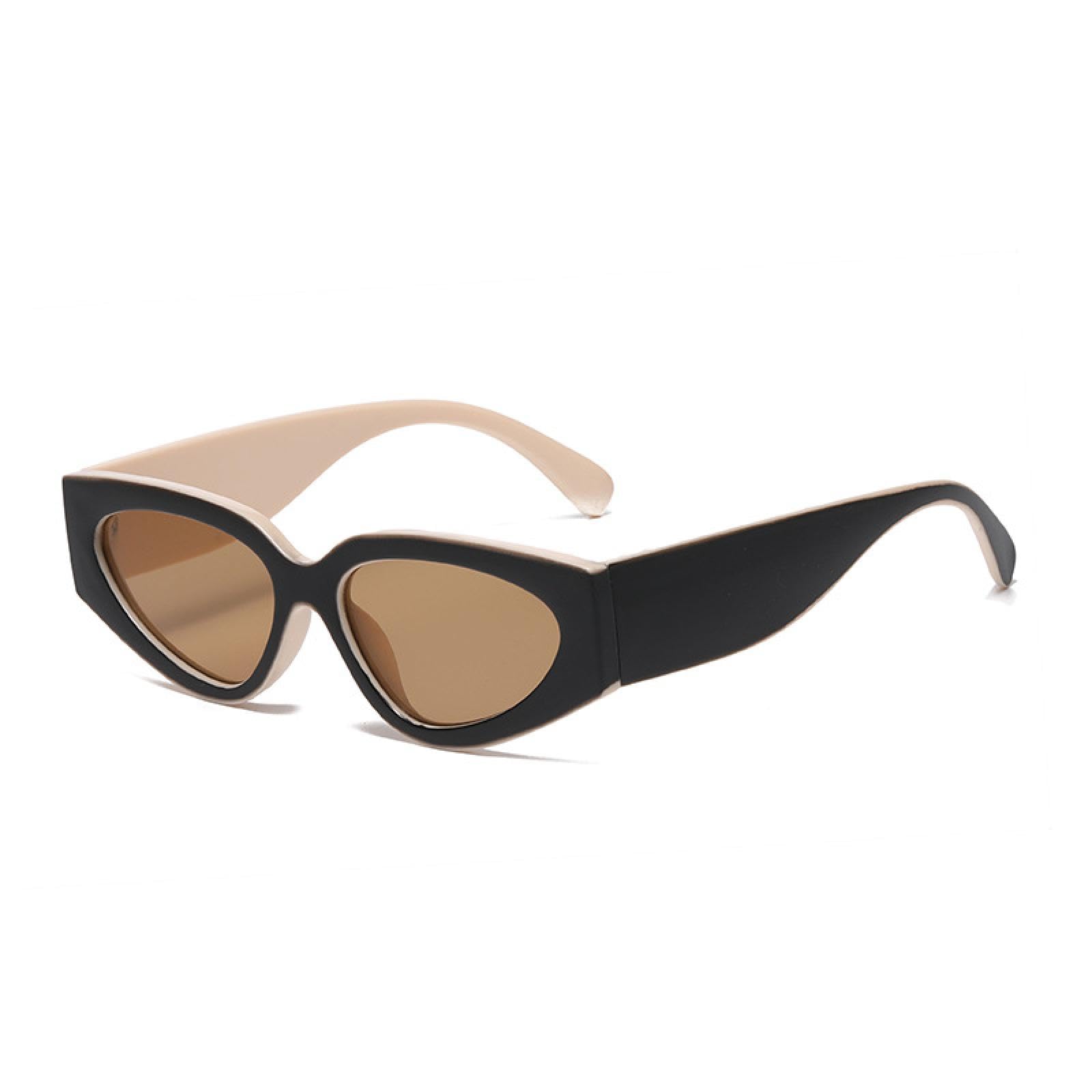 Lunettes de soleil vintage patchwork pour femmes aux finitions soignées - 8