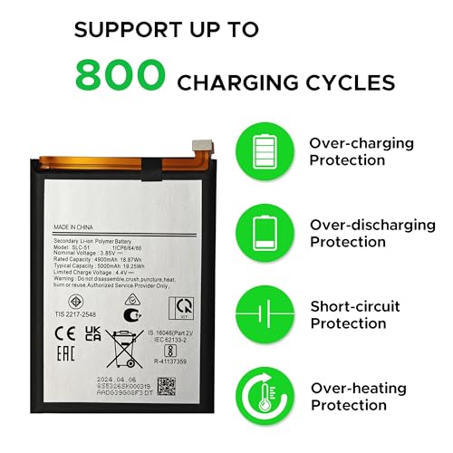 Image of GREEN FUSION for Galaxy A05S Battery Replacement Kit, SLC-51 New Upgraded Li-ion Battery Compatible with Samsung A05S SM-A057F Series, with Repair Toolkit & Instruction