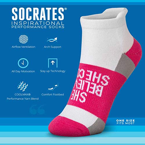 Gone For a Run Inspirational Ankle Socks for Women - Affirmation - Fun Running Socks - Runners Gifts & Motivation3