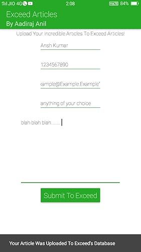 Exceed Articles - Upload Your Articles and Put Your Name On A Website