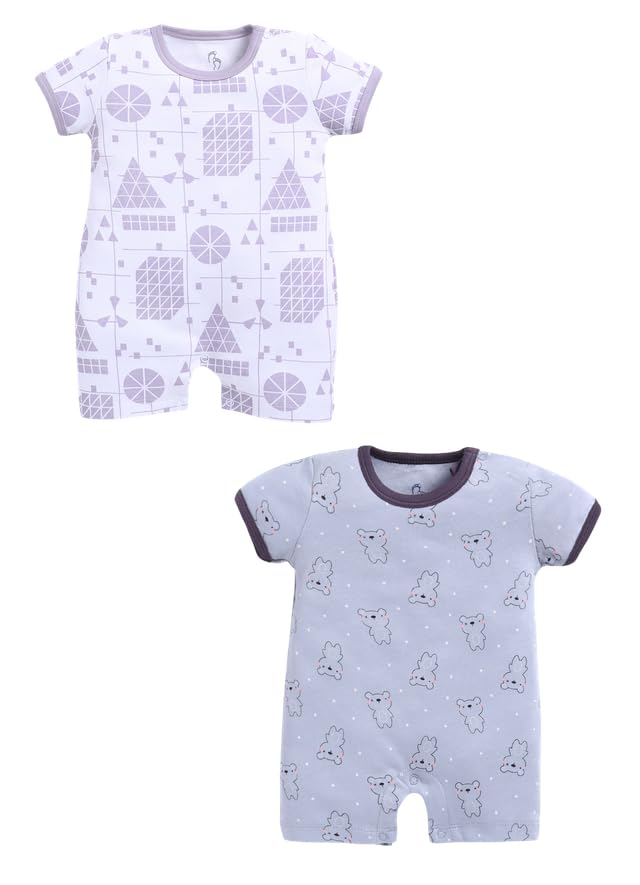 Image of BABYGO Baby Rompers Pack of 2