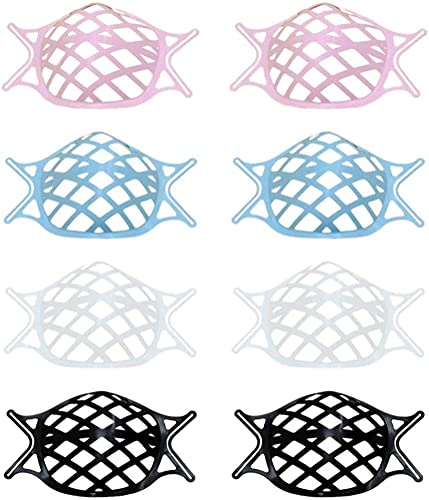 3D ���� �}�X�N�t���[�� �y�� �ėp �Ђ���v���P�b�g �C���i�[�p �􂦂� �����K �����\ ���@ ���g�̉��� ���C�N����h�~ �ċz��ԑ��₷ �_�炩�� 8���Z�b�g