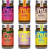 Little's Flavoured Decaf Bundle Instant Coffee, 6 Pack (50g x 6) - Decaffeinated Coffee, Flavours: Toffee, Vanilla, Chocolate, Hazelnut, Caramel, Coconut - Vegan Friendly, Low Calories, No Added Sugar