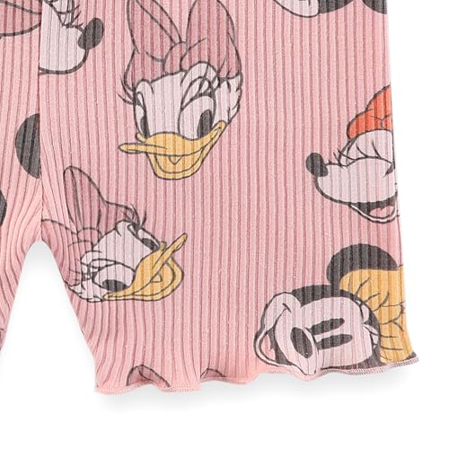 Disney Baby Lilo and Stitch Minnie Mouse Winnie The Pooh Girls Peplum T-Shirt and Shorts Outfit Set for Newborn and Infants - Image 8