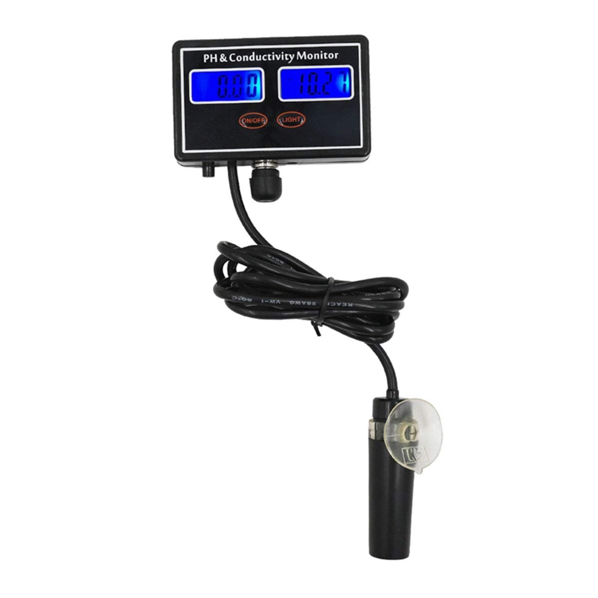 Wassertester, 2 in 1 Online PH & EC Leitfähigkeitsmesser Tester Multifunktions-Wasserqualität Echtzeit-Überwachung kontinuierliche Überwachung für Aquarium, Hydrokultur
