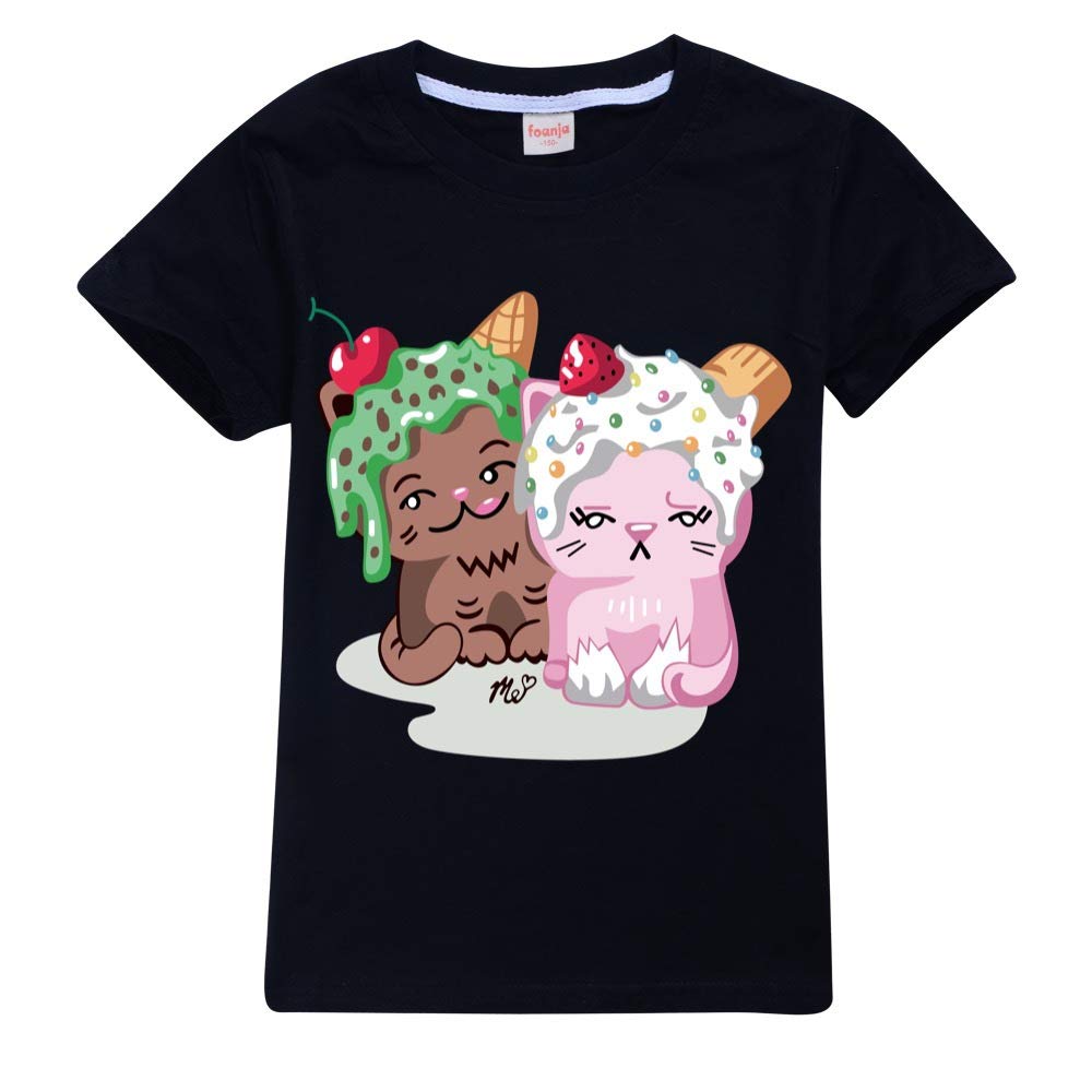 Rhymh Kids Moriah Elizabeth T Shirt Girls Moriah Elizabeth Merch for Kids Sweatshirt (Black,150cm,9 Years,10 Years)