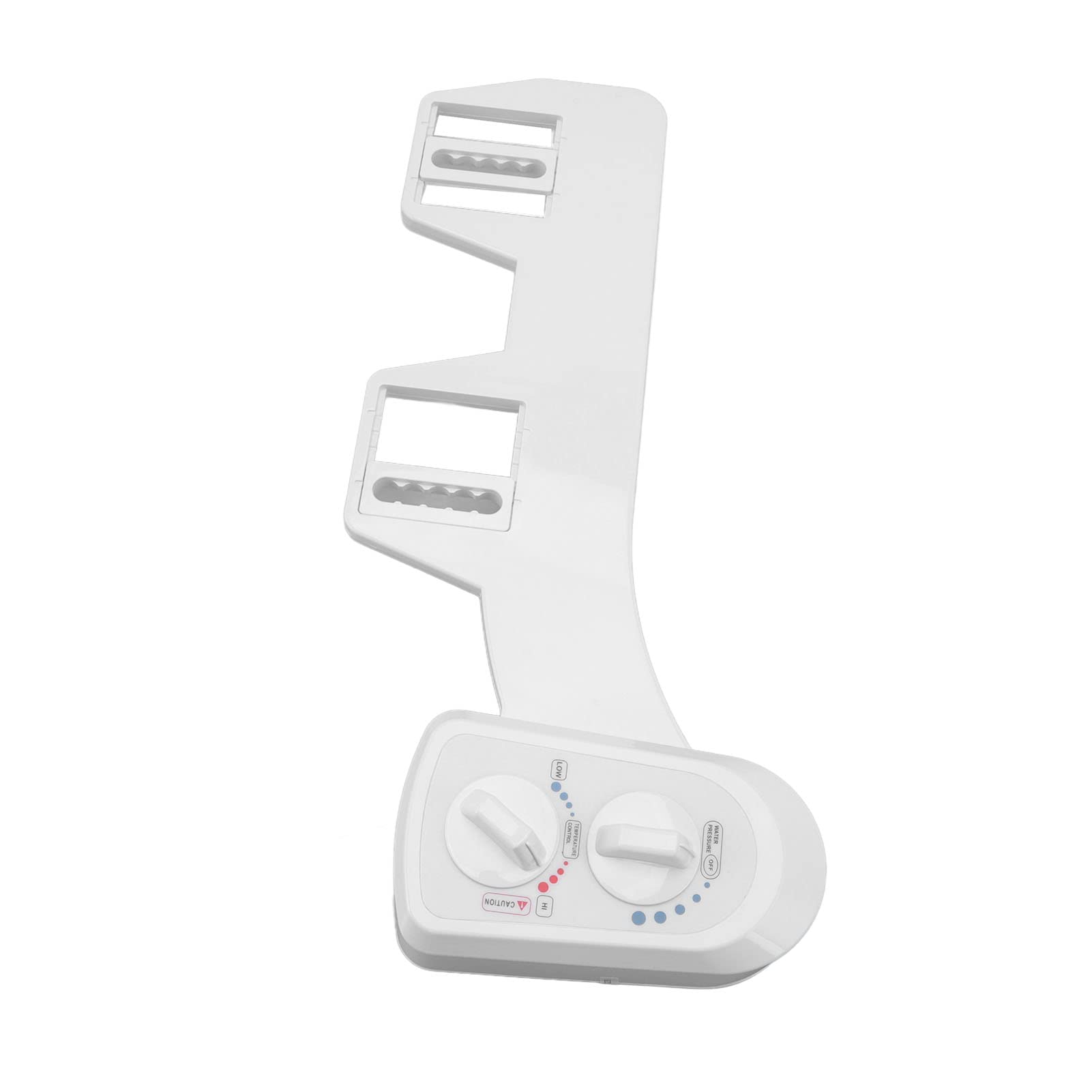 Fafeicy Attacco per Bidet WC Non Elettrico con Collegamento Acqua Calda, Ugello Rimovibile Autopulente per WC in Due Pezzi del Bagno di Casa