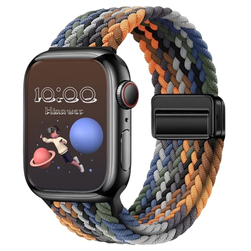 Ya en manzanajugosa.com: Hinnwer Trenzadas Correa para Apple Watch Pulsera 41mm 42mm 40mm 38mm, Pulsera Elástica Nailon con Cierre Magnético Diseñadas para iWatch SE 3 SE 2 SE Series 11 10 9 8 7 6 5 4 3 2 1 Camuflaje