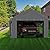 Carport 13x20ft Portable Upgraded Garage?Heavy Duty Carport with 4 Roll-up Doors & 4 Ventilated Windows, UV Resistant All-Season Waterproof Tarp, Reinforced Steel Poles, for Car, Truck, Boat