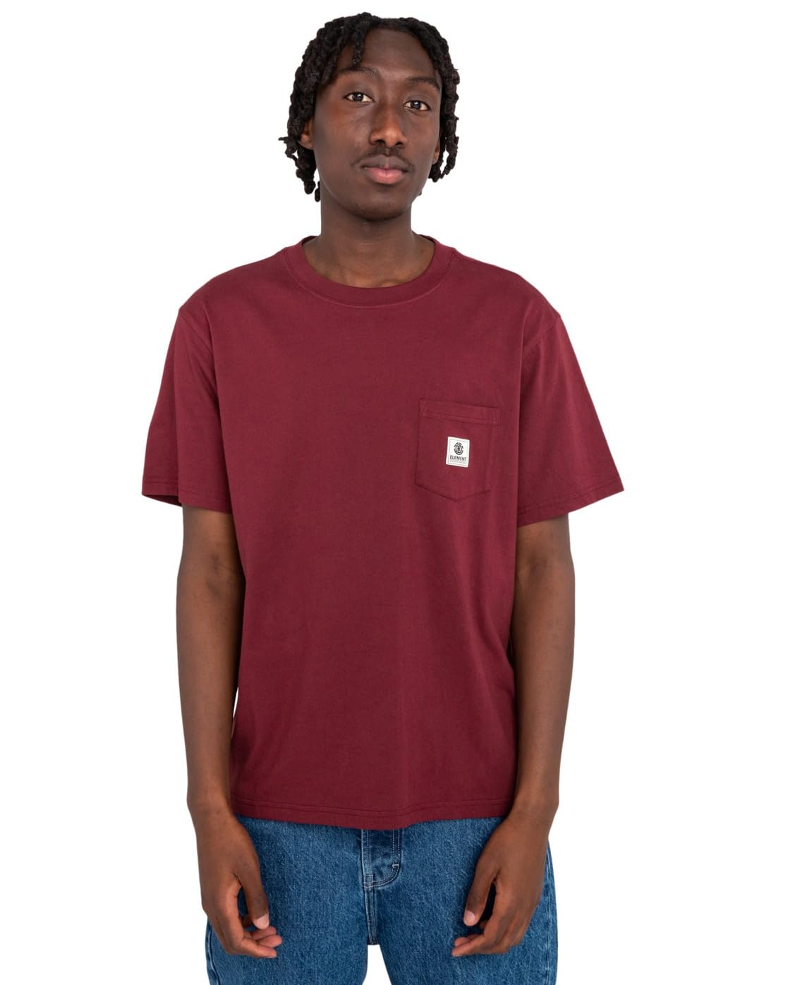 Element Basic Pocket - T-Shirt - Men - Red.