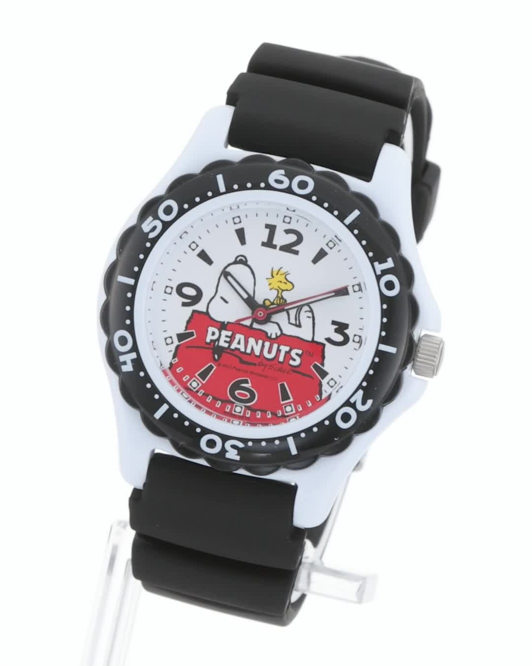 Amazon.co.jp: [シチズン Q&Q] 腕時計 アナログ スヌーピー 防水