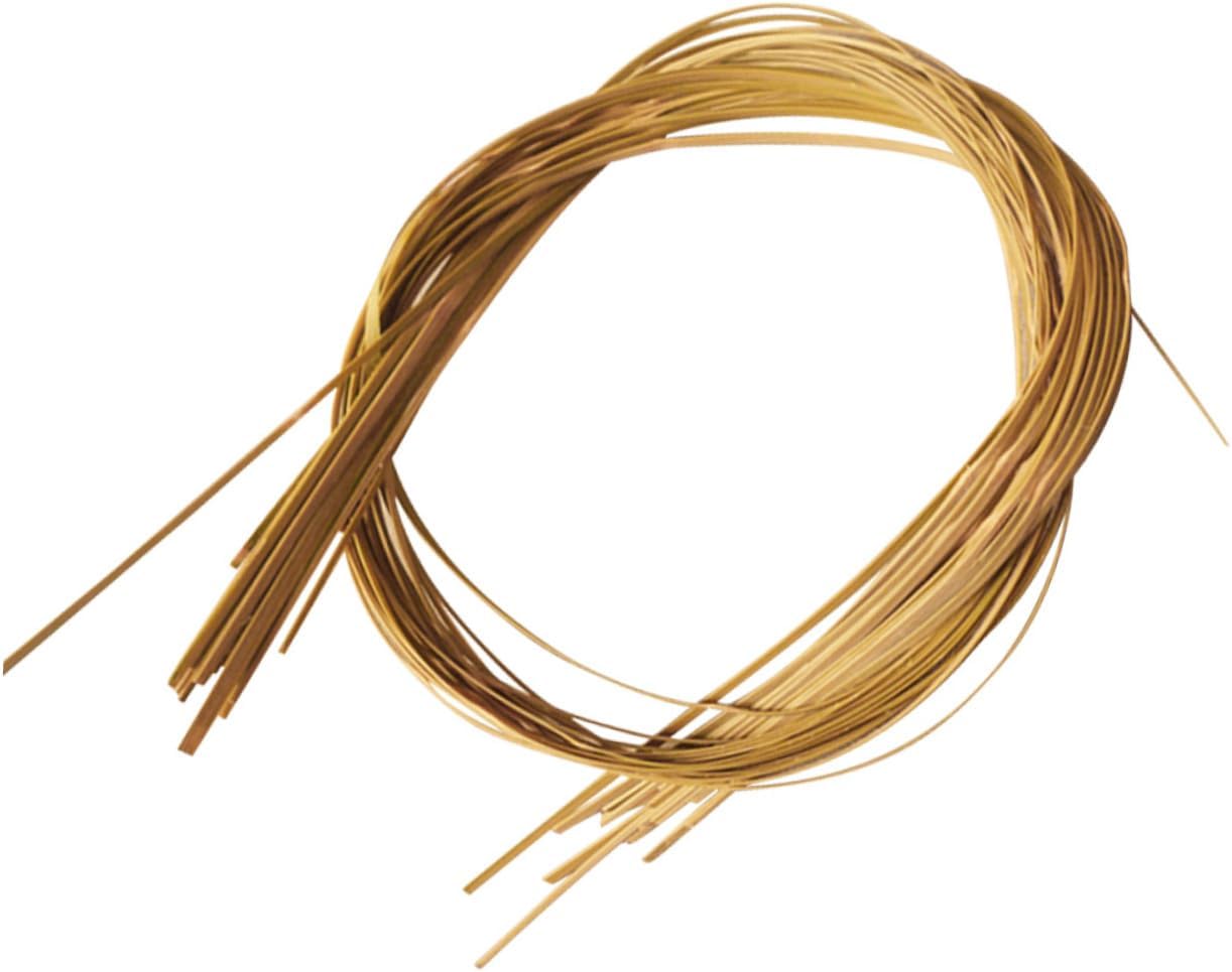 TOPPERFUN 20pcs Woven Strips Rattan Strips Flat Reed Coil for Basket Weaving Supplies