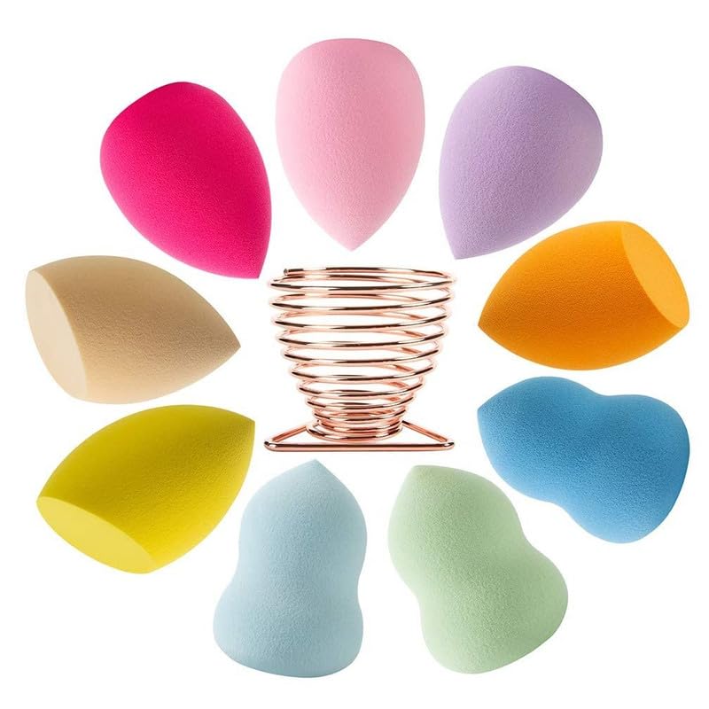 Aadav 7 Makeup Brush With Storage Box And Makeup Sponge Powder Puff, Beauty Blender Face Color - Image 4 thumbnail