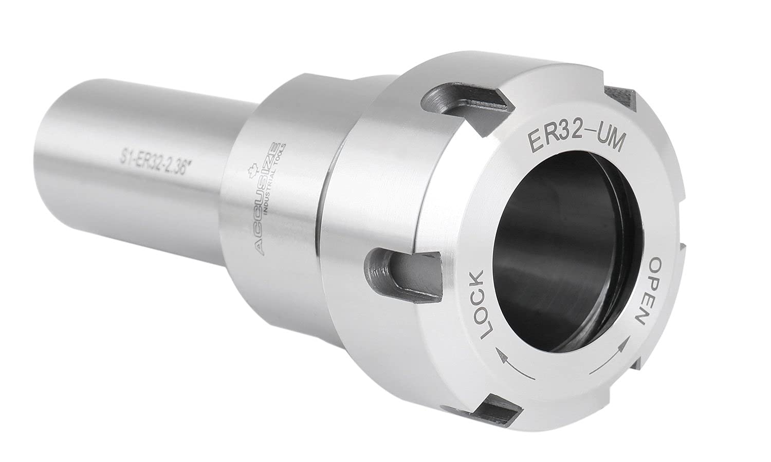 Accusize Industrial Tools ER16 Collet Chuck Extension Rod, 1.96 in. Shank Length, 3/4 in. Straight Shank Alloy Steel, 0223-0207 — Amazon image 14