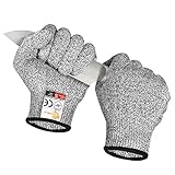 Evridwear Cut Resistant Gloves Food Grade Level 5...