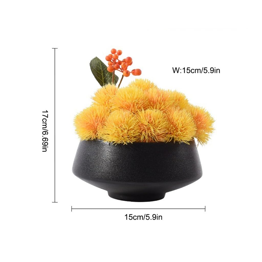 Fleurs Artificielles Décorations de fleurs artificielles plantes à fleurs artificielles plantes en pot Table basse Table à manger fleur artificielle bonsaï Fleurs Artificielles Pour L'extérieur