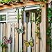 EOORAU Metal Butterfly Wall Decor - 3 Pack Lifelike Butterflies Wall Art Sculpture Hanging Decorations for Indoor or Outdoor, Yard Patio Fence Garden Decoration