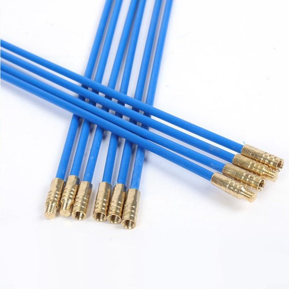 SPORTARC Lot de 10 biellettes d'accès pour câbles d'électricien - Kit d'entrée de câble en fibre de verre - Kit de traction électrique connectable (58 cm)