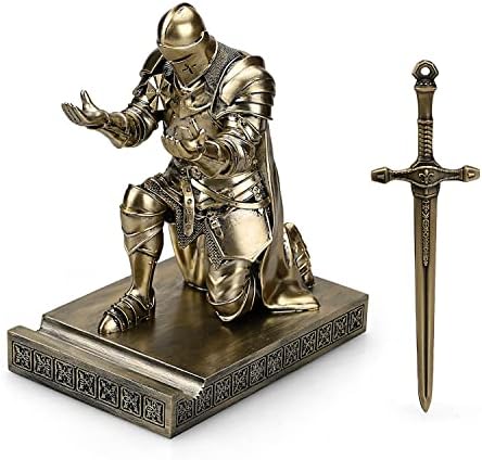 King's Guard Leader Cloak Warrior Knight Pen Holder Mobile Phone ...