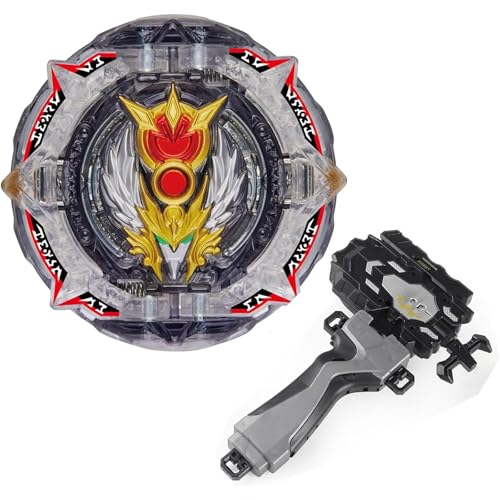 mlywd Gyro Battling Tops Burst SuperKing, Gyro Launcher and Grip Battle Game Set Right Spin DB Layer System Gyro Toys Set Gifts for Kids Children Boys, B-192